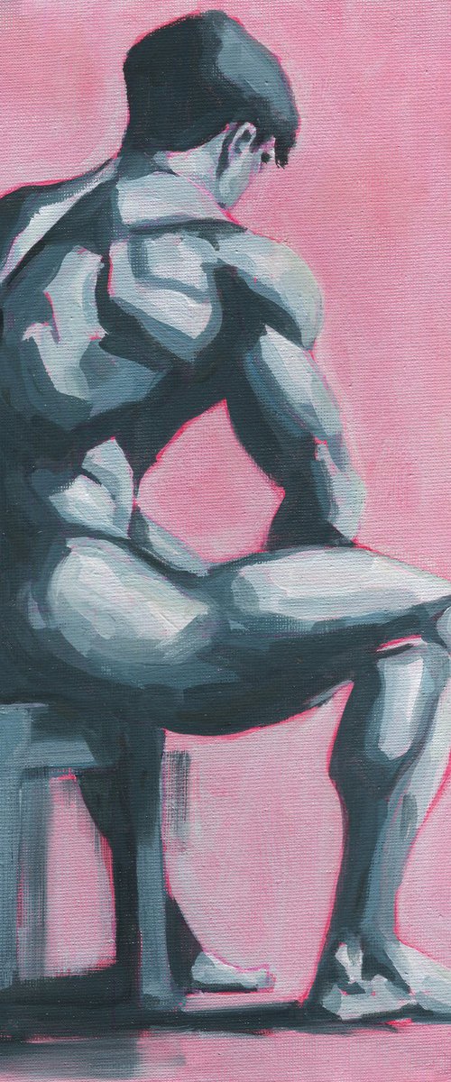 Solitude - Male Nude by Goodvin Nerko