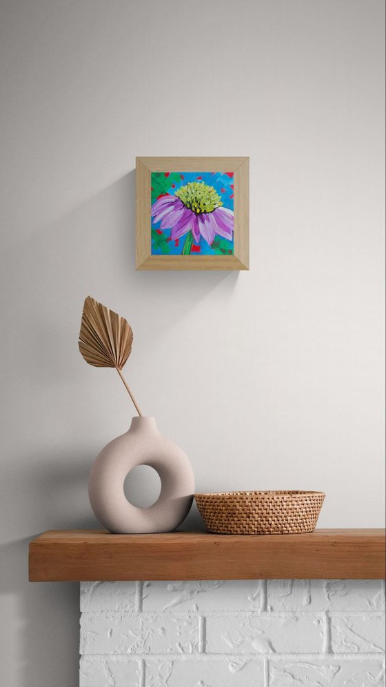 Violet Coneflower Burst