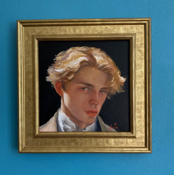 Blond Young Edwardian Man