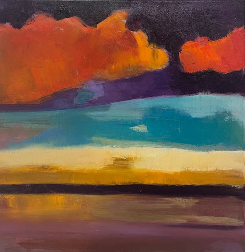 Orange Clouds by Ulli Schmitt