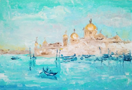 Venice in turquoise light