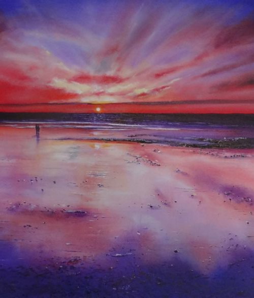Last Rays by Mel Davies Original Art