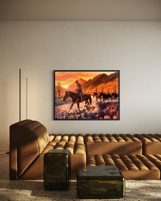 Sunset in the Saddle