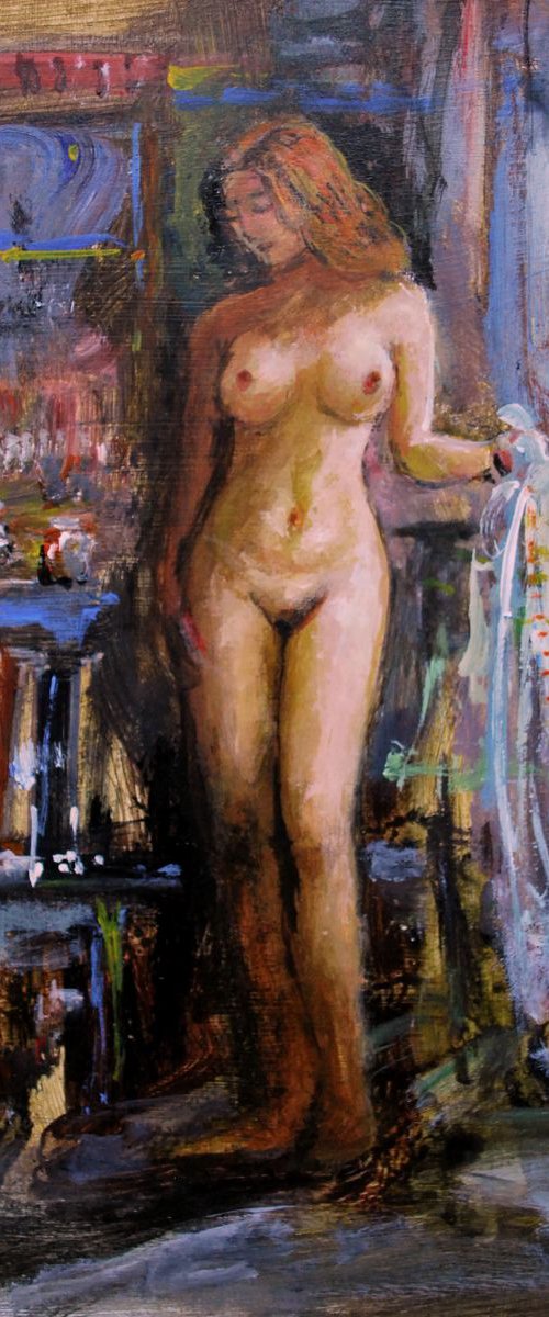 Girl by the window2 by Vishalandra Dakur