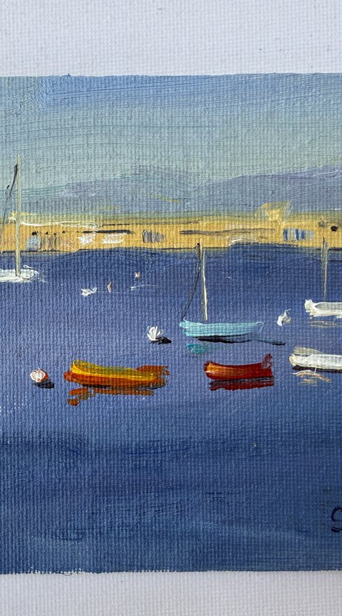 Stillness in Blue by Kate Sosonna
