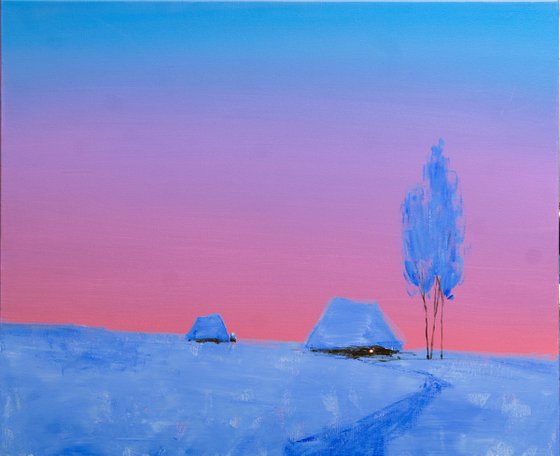 Winter Pink Twilight