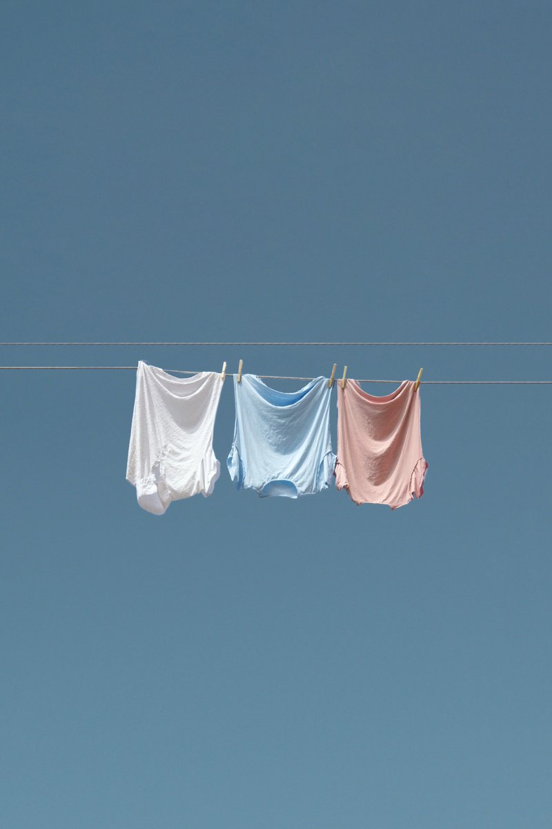 Still Life Photograph By Marcus Cederberg, 20 X 28", Laundry On A Line, Original Artwork