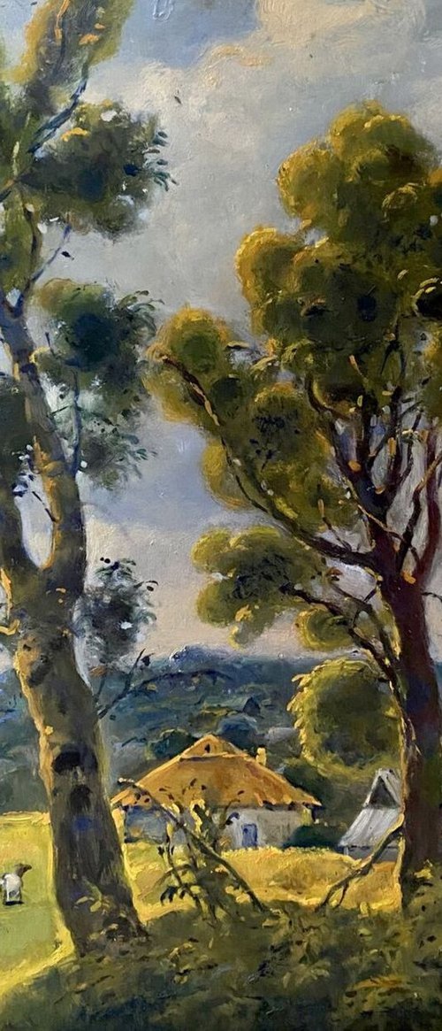 Landscape with trees by Oleg and Alexander Litvinov