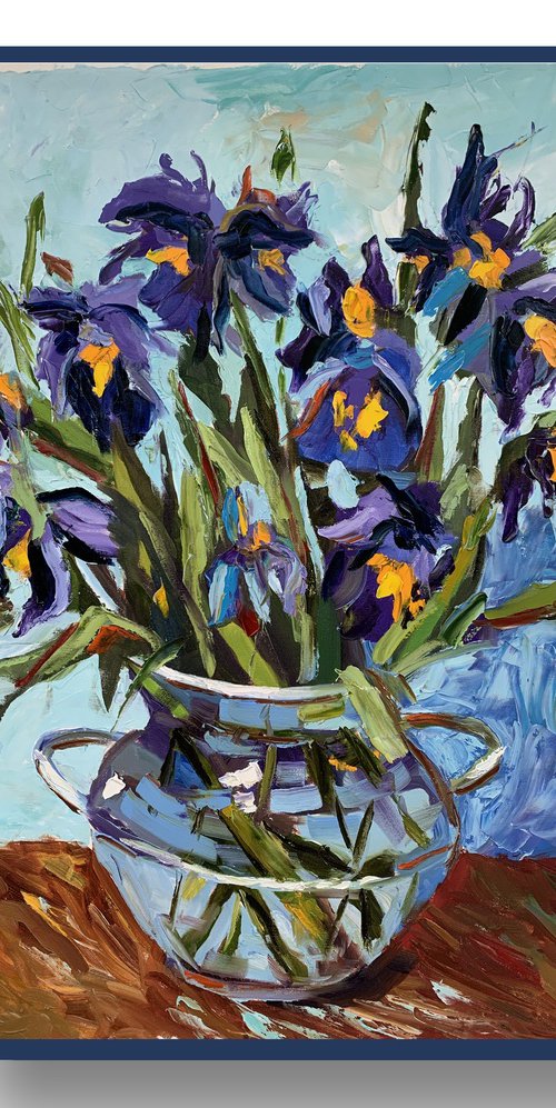 Irises Flowers.#3 by Vita Schagen
