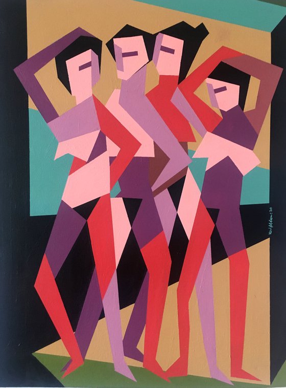 'Four Female Figures'