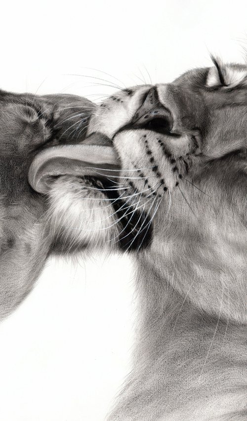 Lionesses by Danguole Serstinskaja