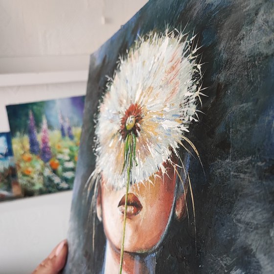 Behind the Dandelion