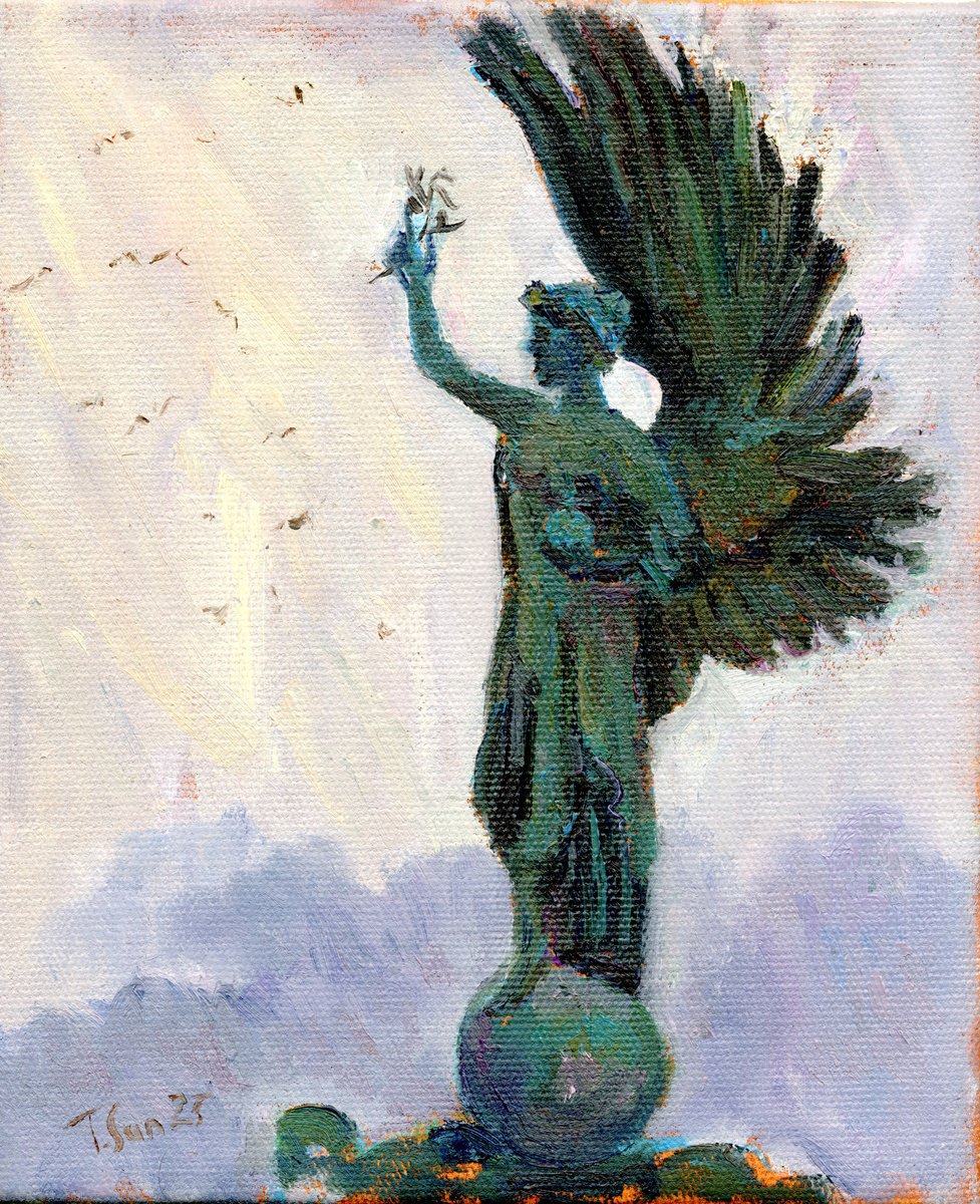 My Angel. Hove Beach. Uk By Tanya Sun, 8 X 9, Artwork For Sale On Artfinder