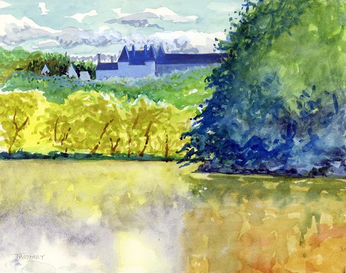 Biltmore Lagoon in Spring by Catherine Twomey