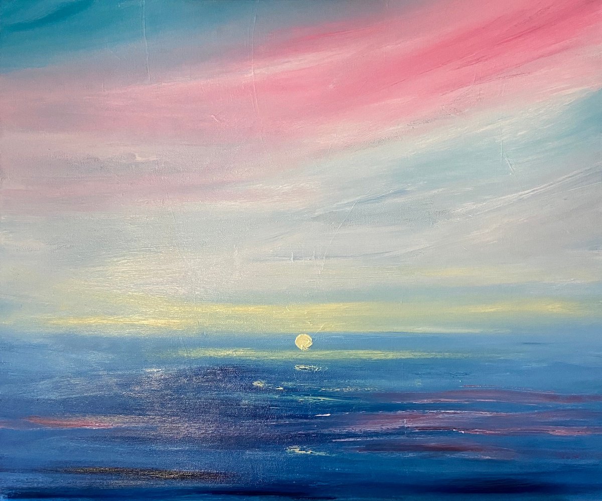 Soft Sunset Sky by Aisha Haider