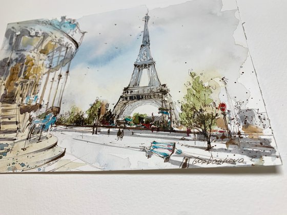 The Eiffel Tower. Paris