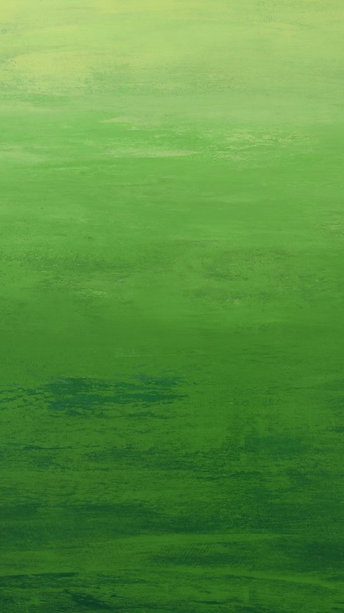 Summer Green - Color Field Nature Abstract by Suzanne Vaughan