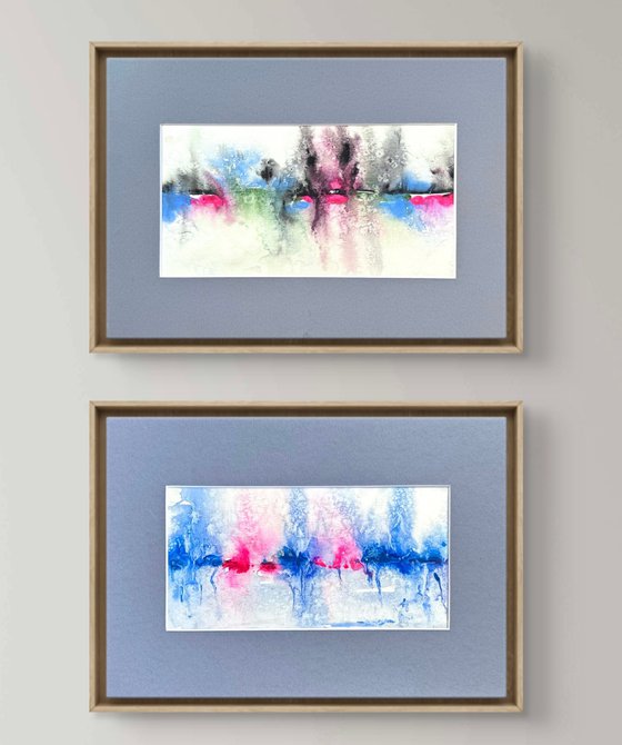 Diptych Majestic Abstract