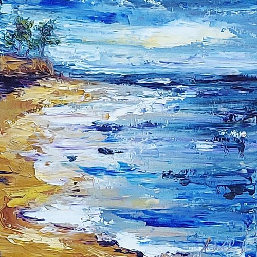 The Trees of Burrow Beach by Niki Purcell