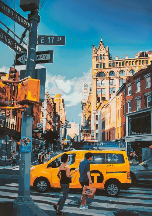 New York Street Scene by Marco Barberio