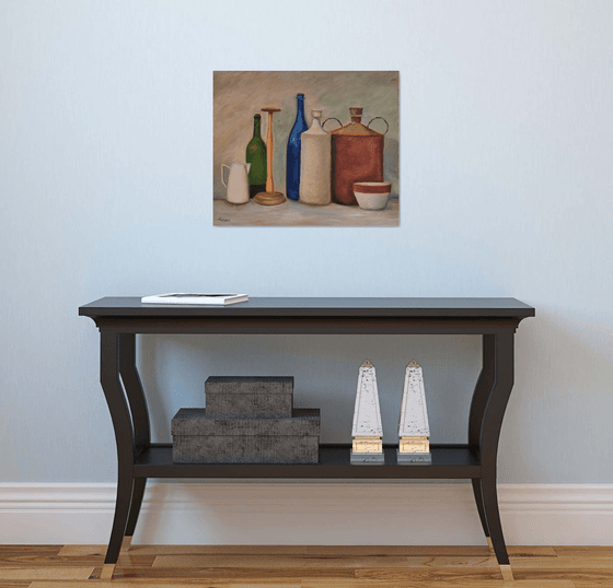 The blue bottle / And why not Morandi…