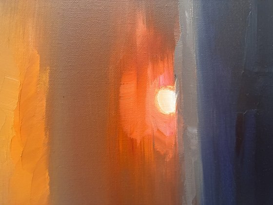 As the night comes in