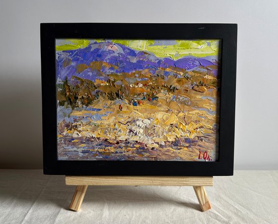 The bank of a mountain river