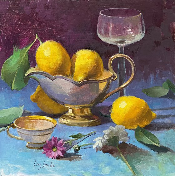 Lemon with Still Life