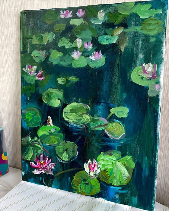 Water Lilies Impressionist Art