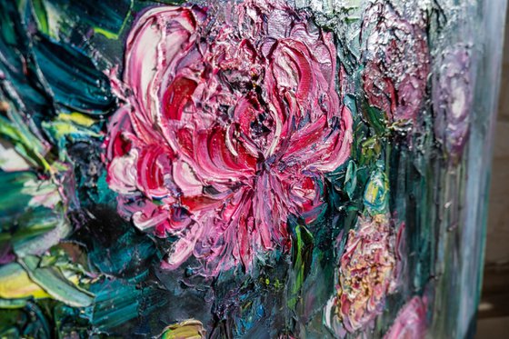 Portal of Peonies Painting