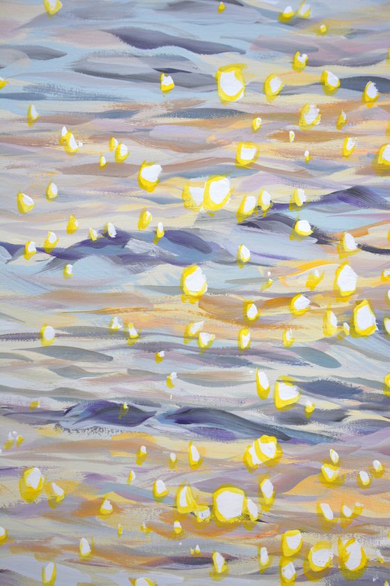 Shimmering water.