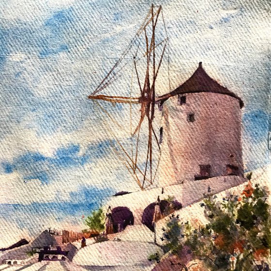 Windmill Santorini