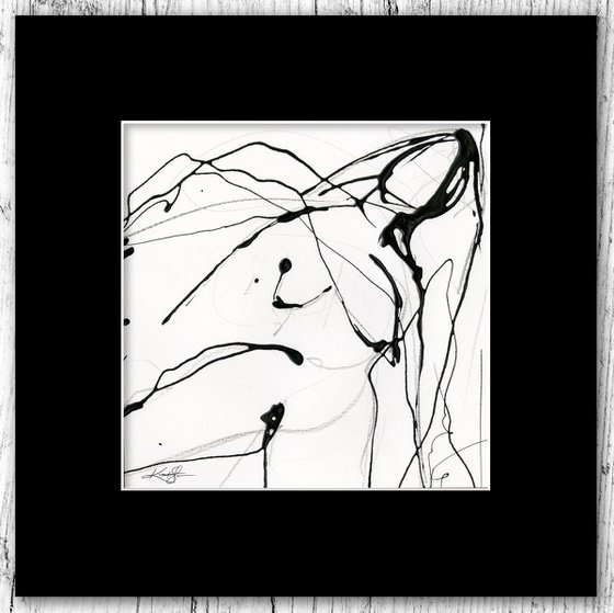 Doodle Nude 14 - Minimalistic Abstract Nude Art by Kathy Morton Stanion