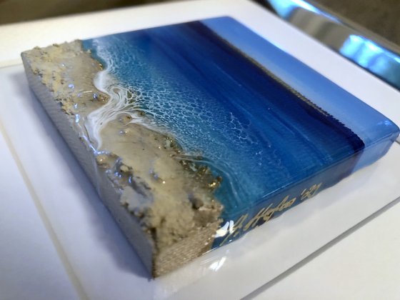 Ocean Waves miniature painting