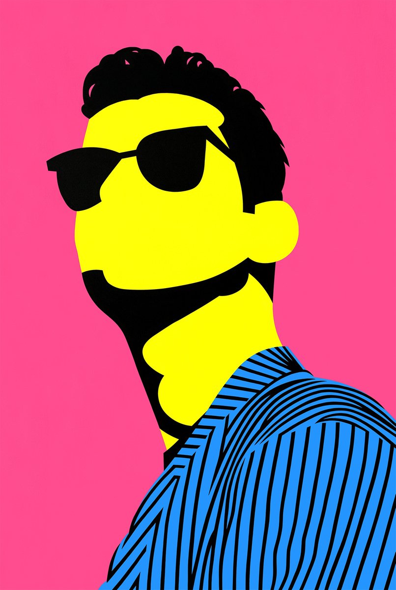 Faceless Portrait - Dave Gahan (Depeche Mode) by Pop Art Australia