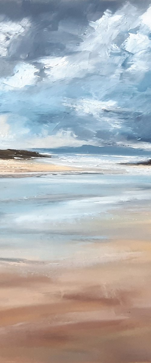 Autumn clouds Aberffraw by Steve Keenan