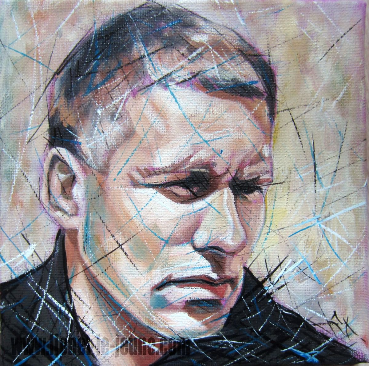 Oil painting AUTOPORTRAIT by Lionel Le Jeune