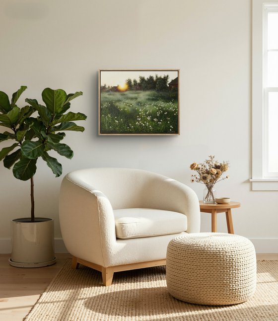 Dandelion Meadow at Sunrise