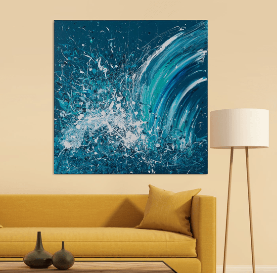 Wave Series 'Winter Swell' - Large Seascape