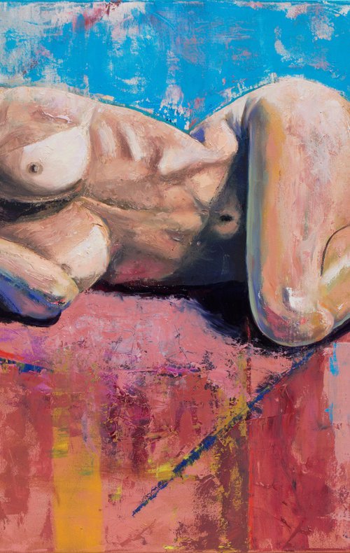 Reclining Nude by Lewis Evans