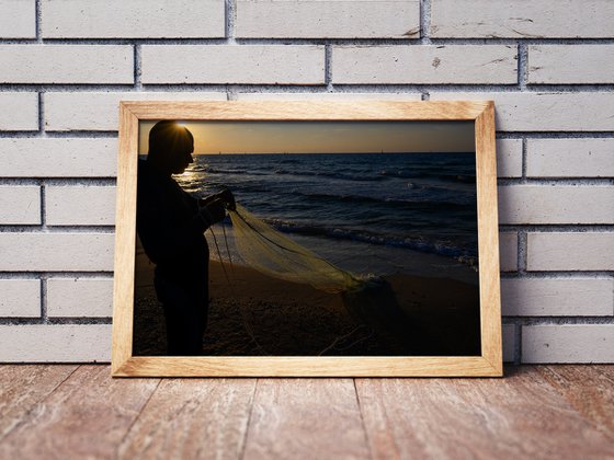 The fisherman III | Limited Edition Fine Art Print 1 of 10 | 60 x 40 cm