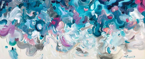 'Winter tides' - 60x24"