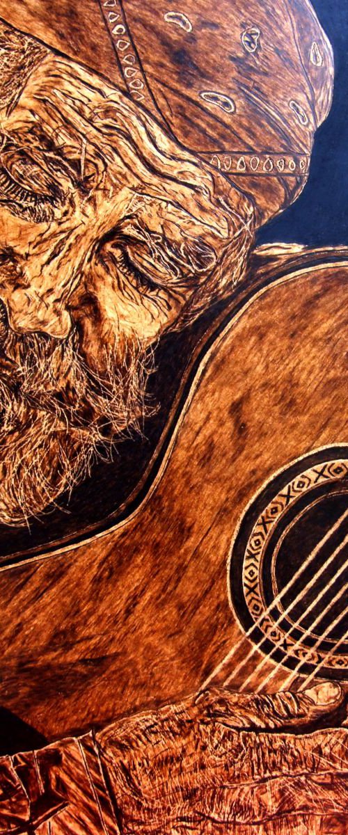 Sad lonely blues by MILIS Pyrography