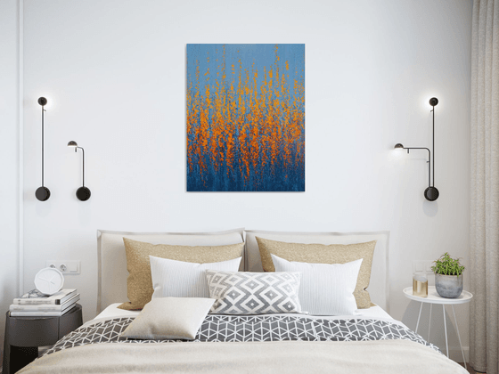 Blue and Orange - Color Field