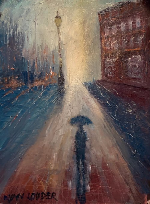 City In The Rain by Ryan  Louder