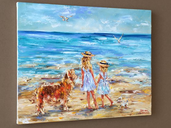 Promenade sur une plage