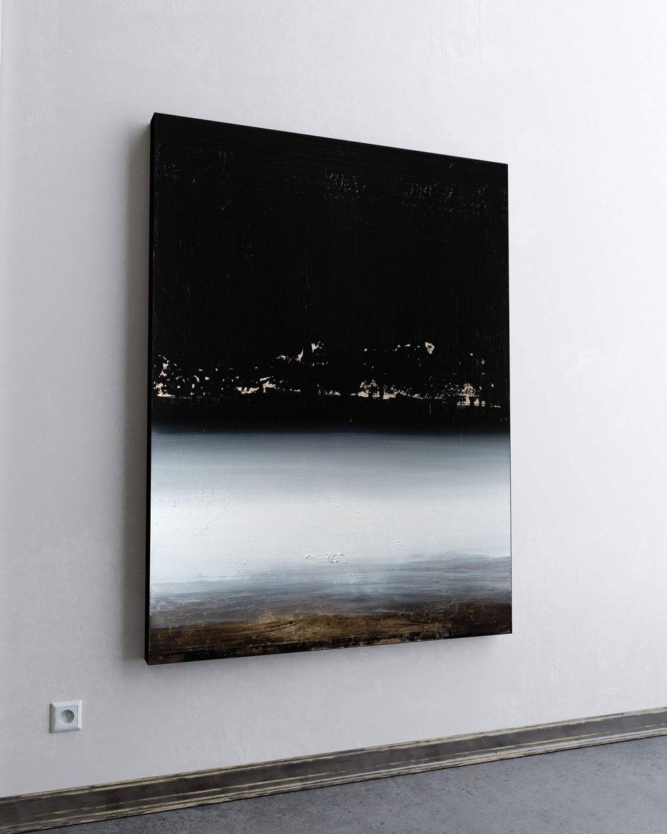 Organic Abstract Acrylic Painting By Nemanja Nikolic, 36 X 48", Over The Millennia, Original Artwork