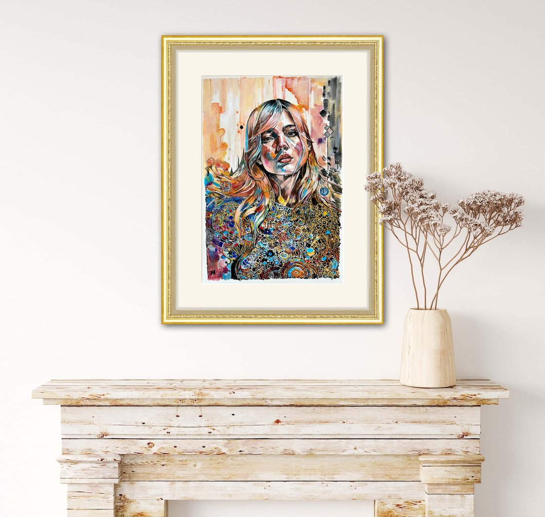 Misty Dawn： Portrait of a Muse
