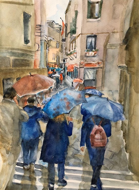 Venice in the Rain