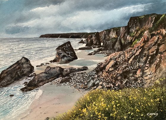 Cornish coast, Kynance Cove